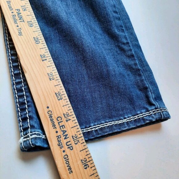 Silver Jeans Womens 29‎ Suki Mid Rise Capri Cropped Denim Stretch - Picture 10 of 11